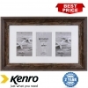 Kenro 3 Photos 7x5"/13x18cm Bergamo Charcoal Series