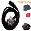 Mercury Mains Power Cable IEC 1.9m 3 PIN UK 5A For PC OR TV Mercury Mains Power Cable IEC 1.9m 3 PIN UK 5A For PC OR TV
