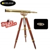Helios 28x Fine Brass 8040 Traditional Telescope Helios 28x Fine Brass 8040 Traditional Telescope