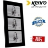 Kenro Black 7x5-Inch - 3 Apertures Glass Frame