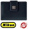 Nikon Deluxe Gray Leather Carrying Case for Coolpix S Series