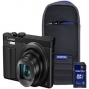 Panasonic DMC-TZ70 Black Camera Kit inc 32GB Class 10 SDHC Card & Cas