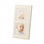 Kenro Baby Girl Frame for 2 photos 3.25x3.25-Inch - Pink