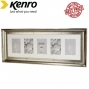 Kenro Bergamo Antique Silver Series 5 Photos 6x4-Inch / 10x15cm Frame