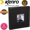 Kenro 6x4 Inches 10x15cm Aztec Memo Album Black 300 Photos