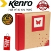 Kenro 7x5 Inches 13x18cm Red Butterfly Wood Memo Album Dolphin 200 Ph