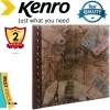 Kenro Holiday Old World Map Self Adhesive Album (Various Sizes)