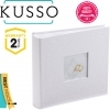 Kusso 7x5 Inches Pearl Inches Wedding Rings Memo Album 200