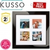 Kusso High Gloss Studio Frame to hold 4 photos 5x5 Inches or 6x6 Inch