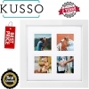 Kusso High Gloss Studio Frame to Hold 4 Photos 5x5 Inches or 6x6 Inch