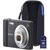 Sony DSC-W800 Black Camera Kit inc 16GB SD Card and Case