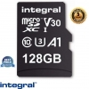 Integral 128GB High Speed V30 UHS-I U3 MicroSDHC/XC with Adapter