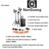 NanGuang LED Fresnel Light CN30FC/3K Kit with Hard Trolley Case