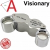 Visionary 10x18 20x12 Twin Mag Loupe Visionary 10x18 20x12 Twin Mag Loupe