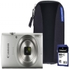 Canon IXUS 185 Camera Kit inc 8GB SD Card and Case - Silver
