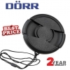Dorr 86mm Professional Replacement Lens Cap Inc Cap Keeper