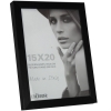 Dorr 8x6-Inch Balthus Brushed Aluminium Black Photo Frame