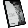 Dorr 8x6-Inch Signa Brushed Aluminium Black Photo Frame