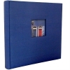 Dorr Window Blue Traditional Photo Album - 100 Sides