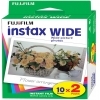 Fujifilm Instax Wide Picture Format Film Pack of 10 Sheets x2