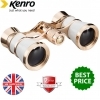Kenro 3x25 Opera Glasses - White
