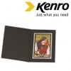 Kenro 7x5 Portrait Slip In Photo Folders Black- Pack Of 50
