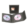 Kenro Professional CD/DVD Folio With 2 Trays - Black