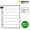 Kenro Negative File Pages 35mm Acetate - Pack of 25