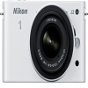 Nikon 1 Mirrorless J2 Digital Camera With 10-30mm VR Zoom Lens White