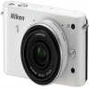 Nikon 1 J1 White Digital Camera with 10mm Lens