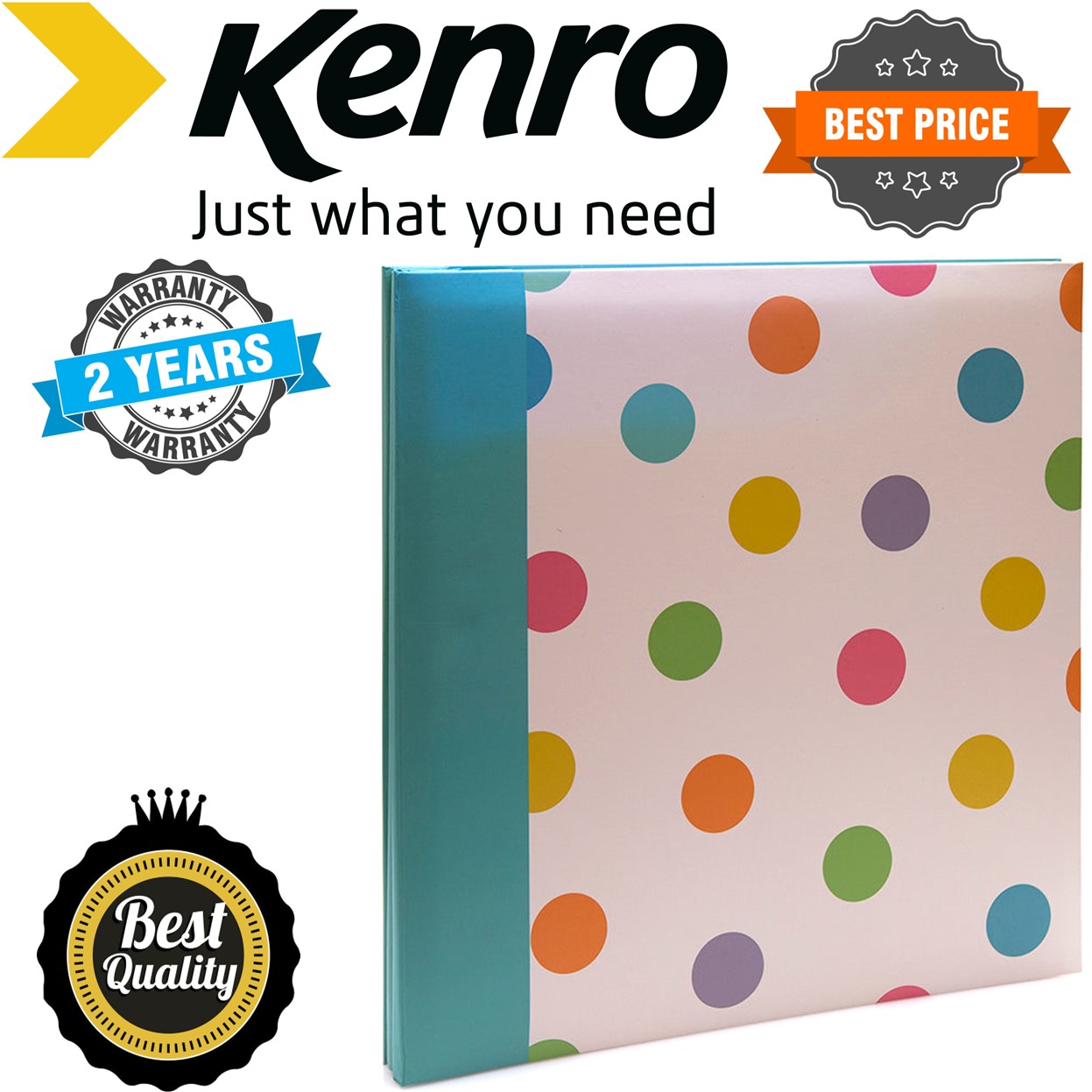 Kenro 26x32.5cm Candy Mini Album Spots 40 Photos