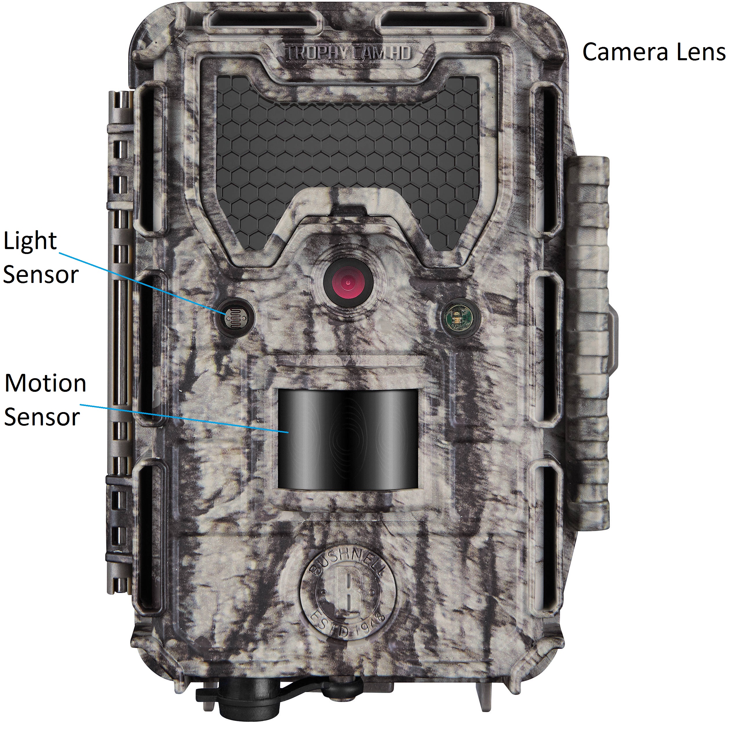 Bushnell Trophy HD Cam Aggressor 24MP No-Glow Trail Camera-Camo
