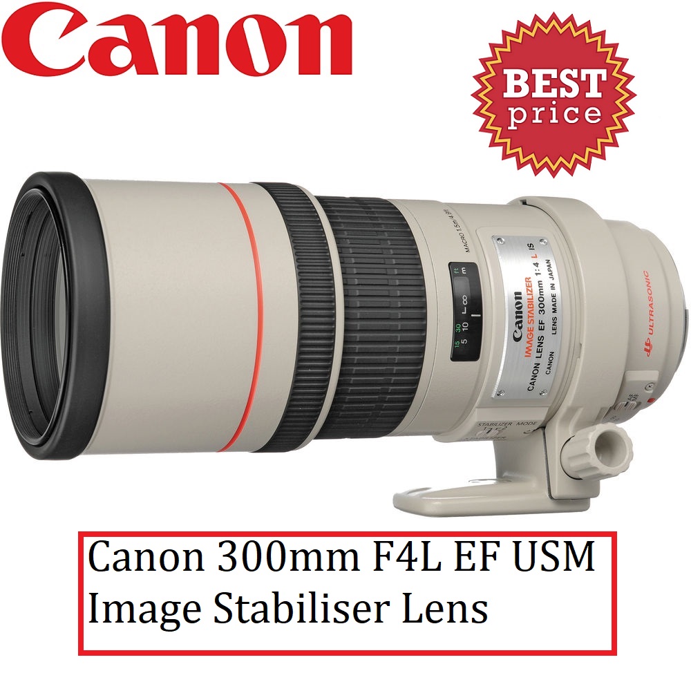 Canon 300mm F4L EF USM Image Stabiliser Lens