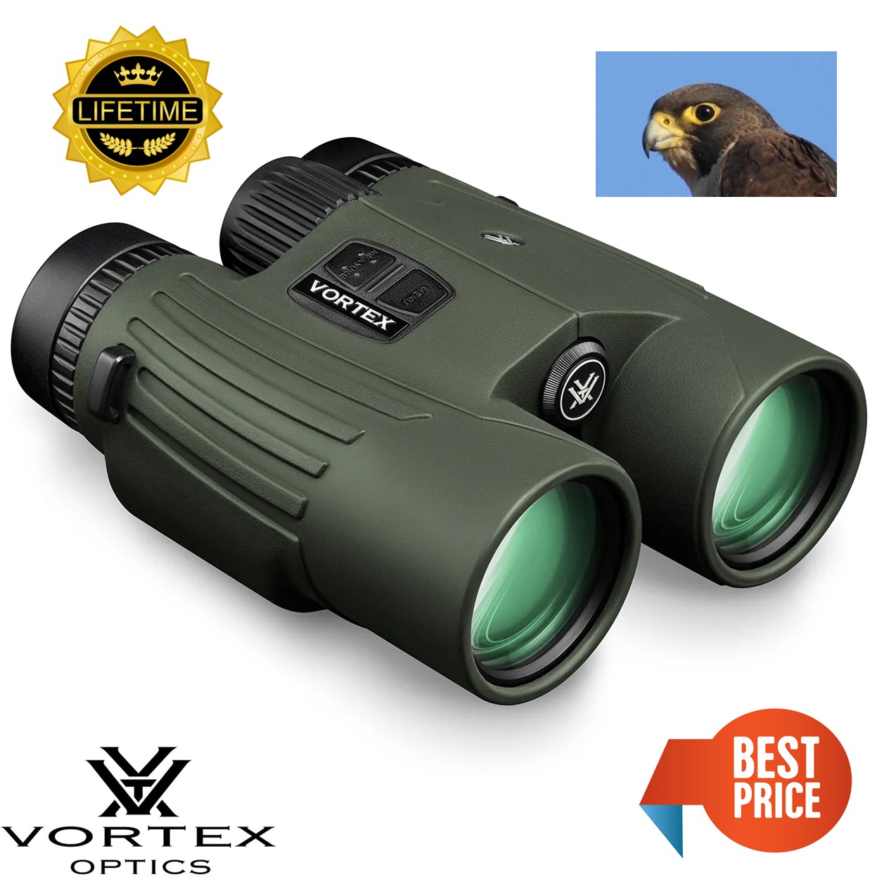 Vortex 10x42 Fury HD 5000 Rangefinding Binoculars