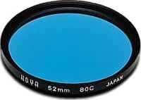 Hoya 55mm Standard 80C Blue Filter