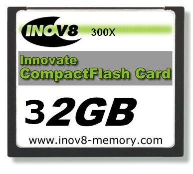 Innovate INOV8 32GB Platinum Xtreme Compact Flash Card 300x