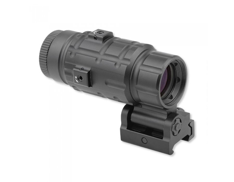 Leapers UTG 3X Magnifier with Flip-to-side QD Mount W/E Adjustable