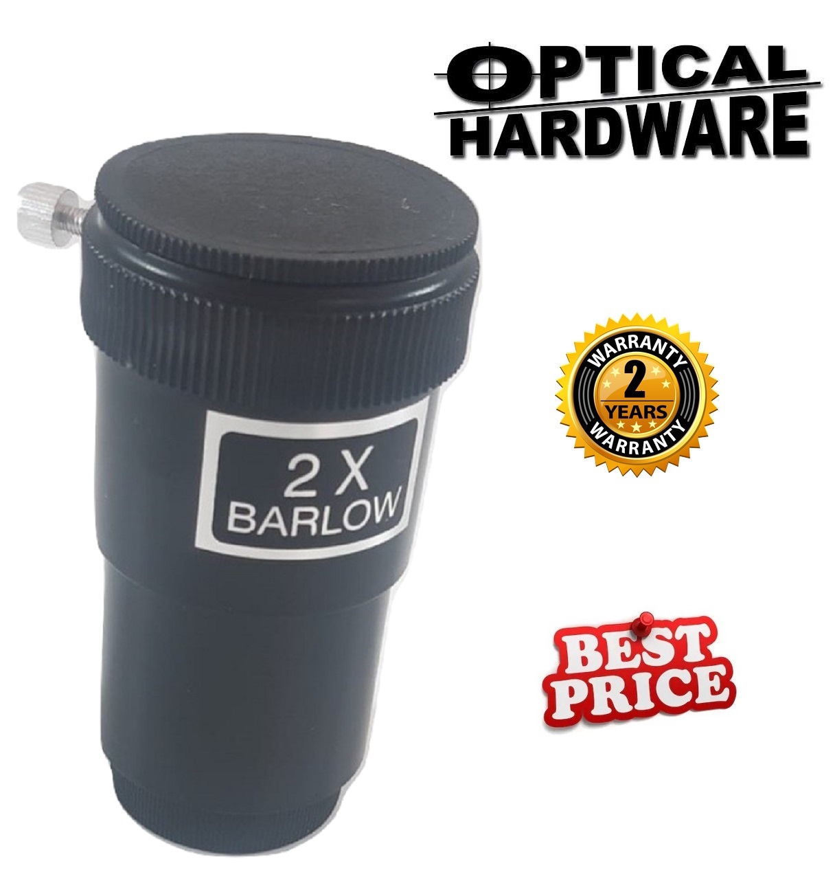 Optical Hardware Standard 2x Barlow for 1.25