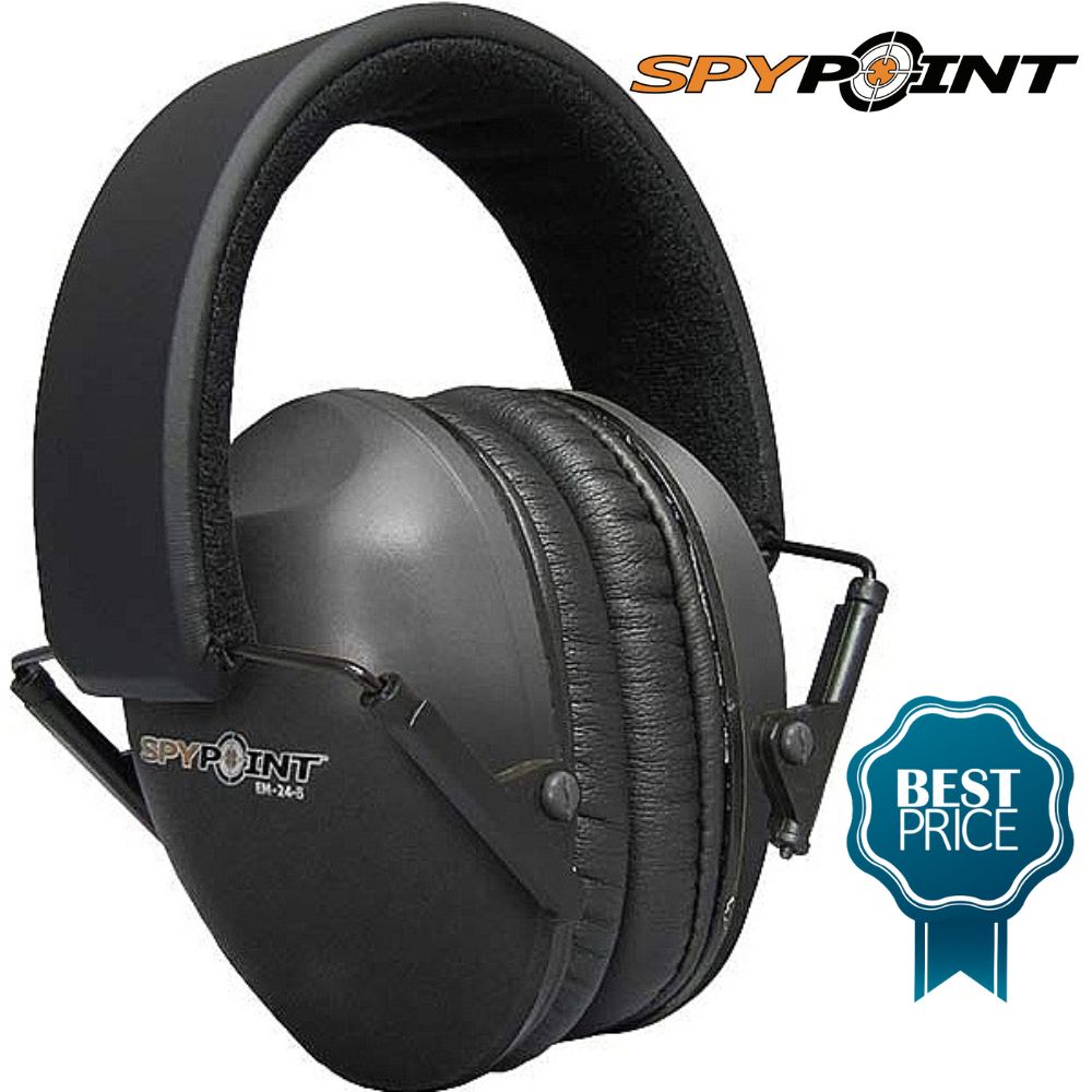 SpyPoint EM-24 Ear Muffs Black