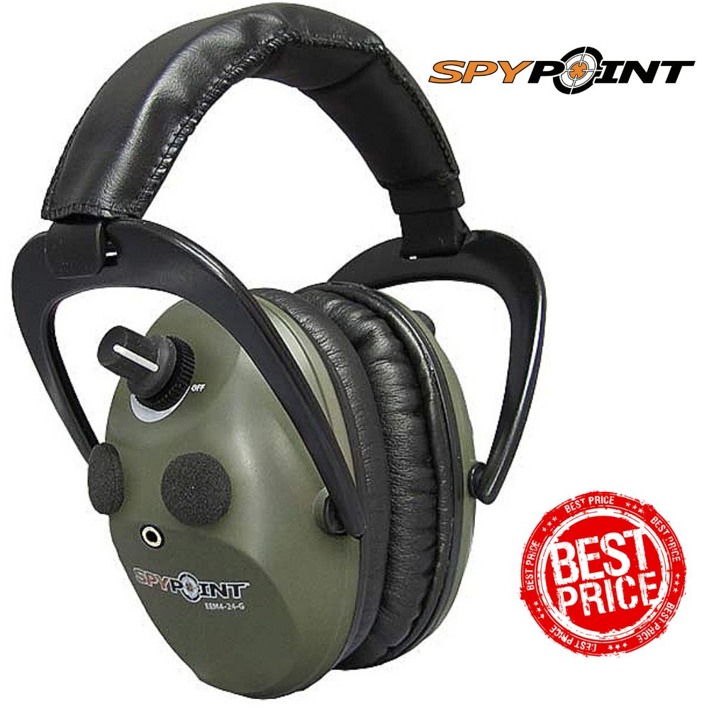 Spypoint EEM4-24 Electronic Ear Muffs - Green