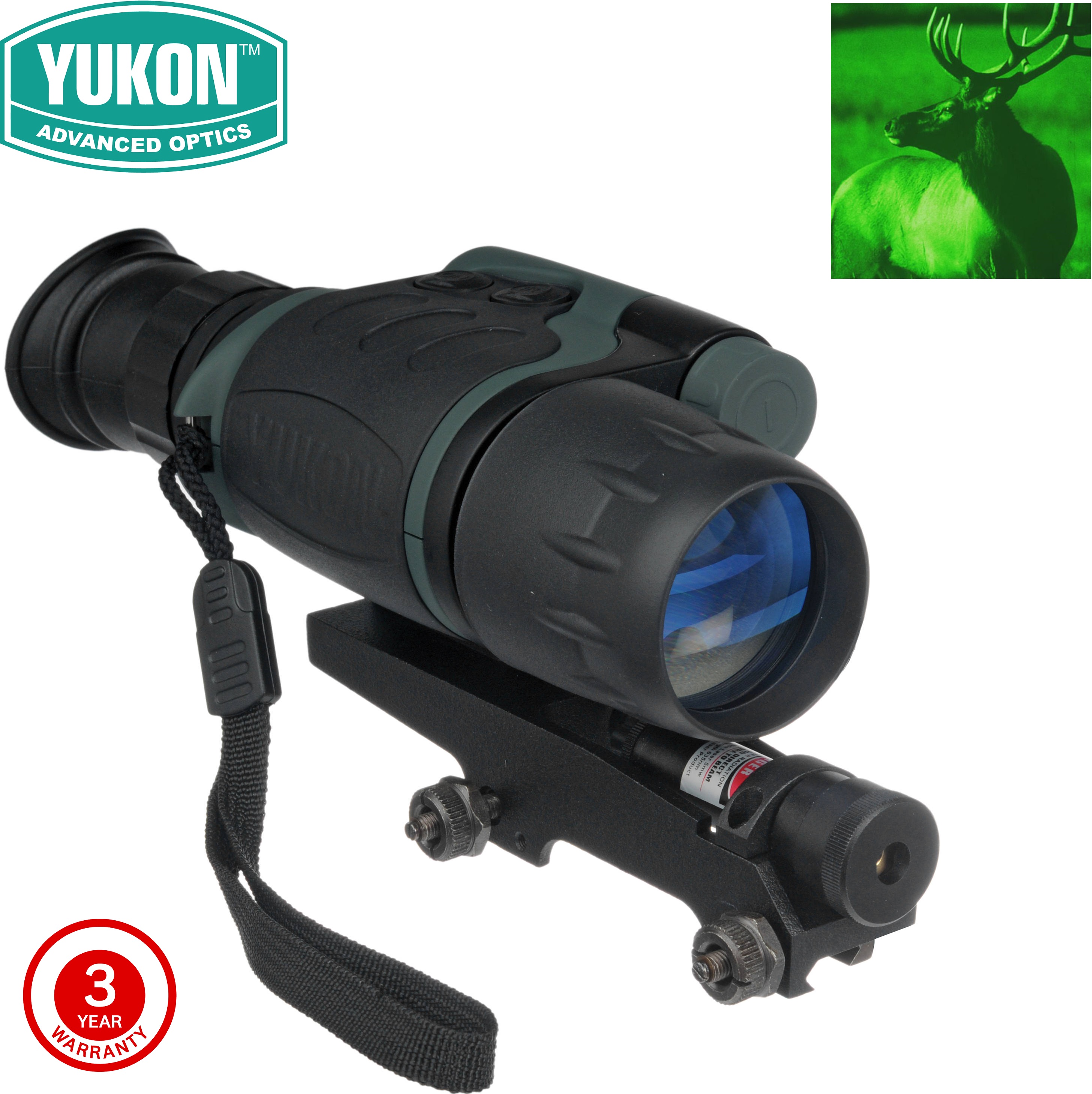 Yukon 3x42 NVMT Spartan Night Vision Riflescope Kit