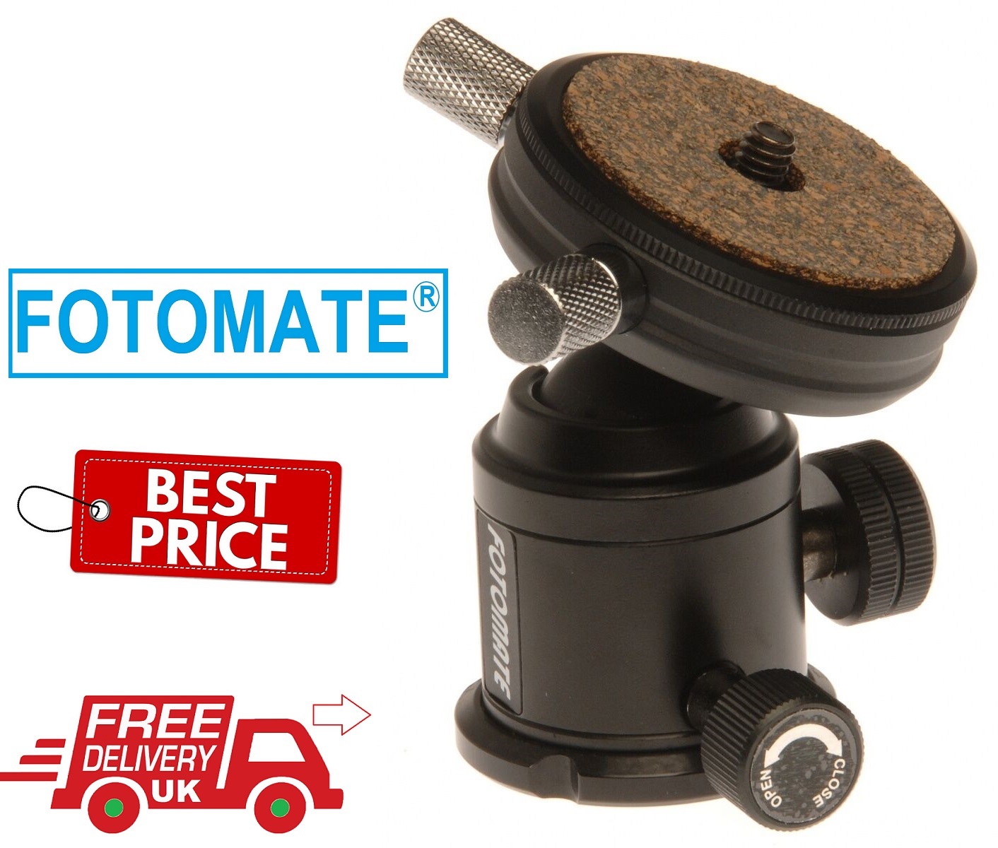 Fotomate H-26 Tripod Ball Head With Quick-Release Platform