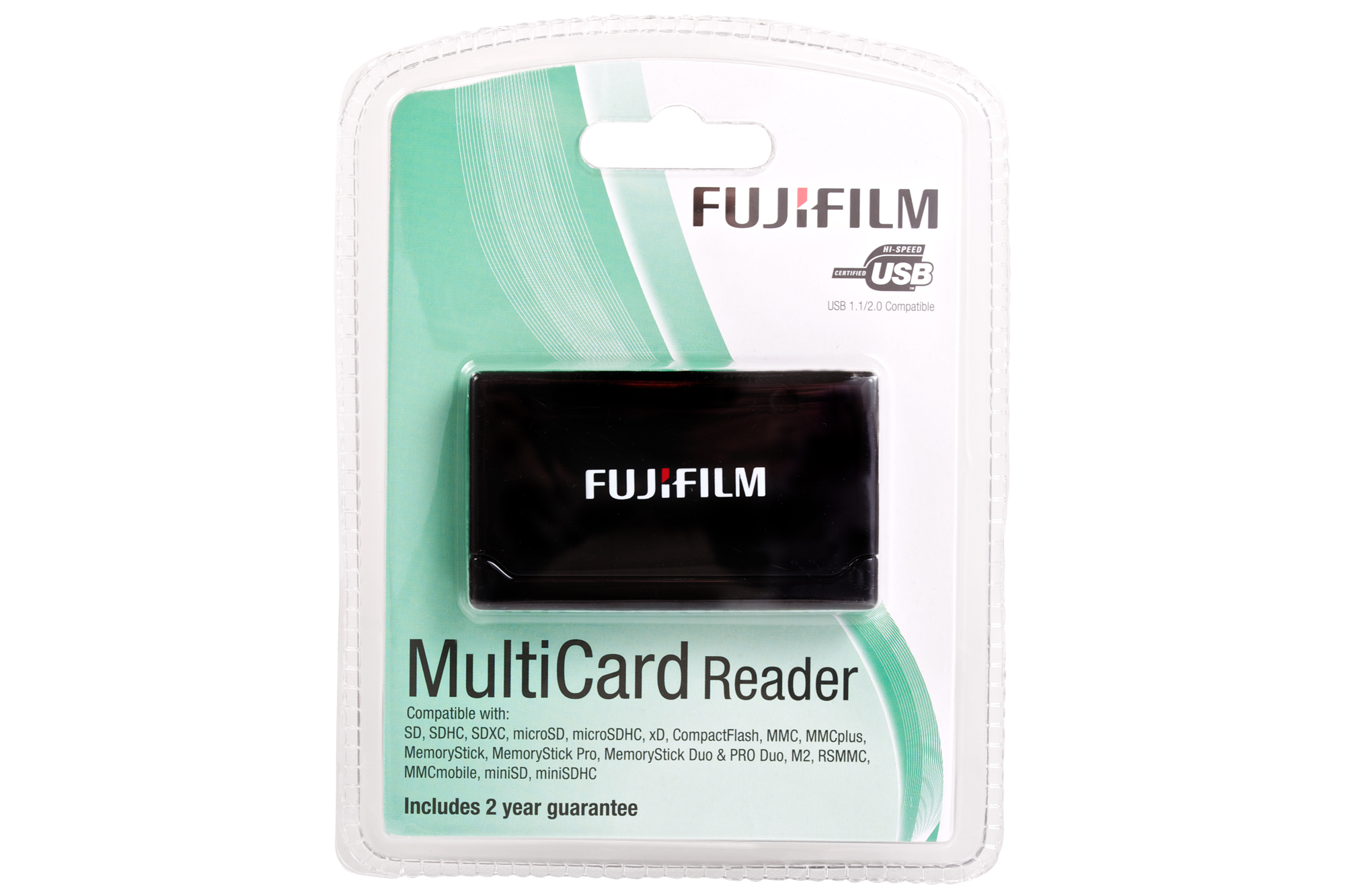 Fuji USB Multi Card Reader - SD Micro SD SDHC xD CF MMC Memory Stick