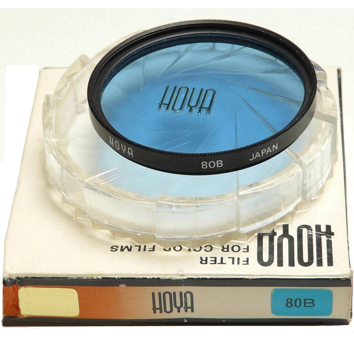 Hoya 62mm Standard 80B Blue Filter