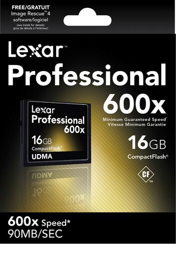 Lexar Pro Compact Flash 600X 16GB UDMA Card