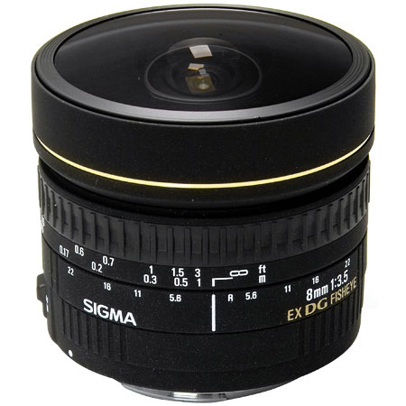 Sigma 8mm F3.5 EX DG Circular Fisheye AF Lens for Sigma