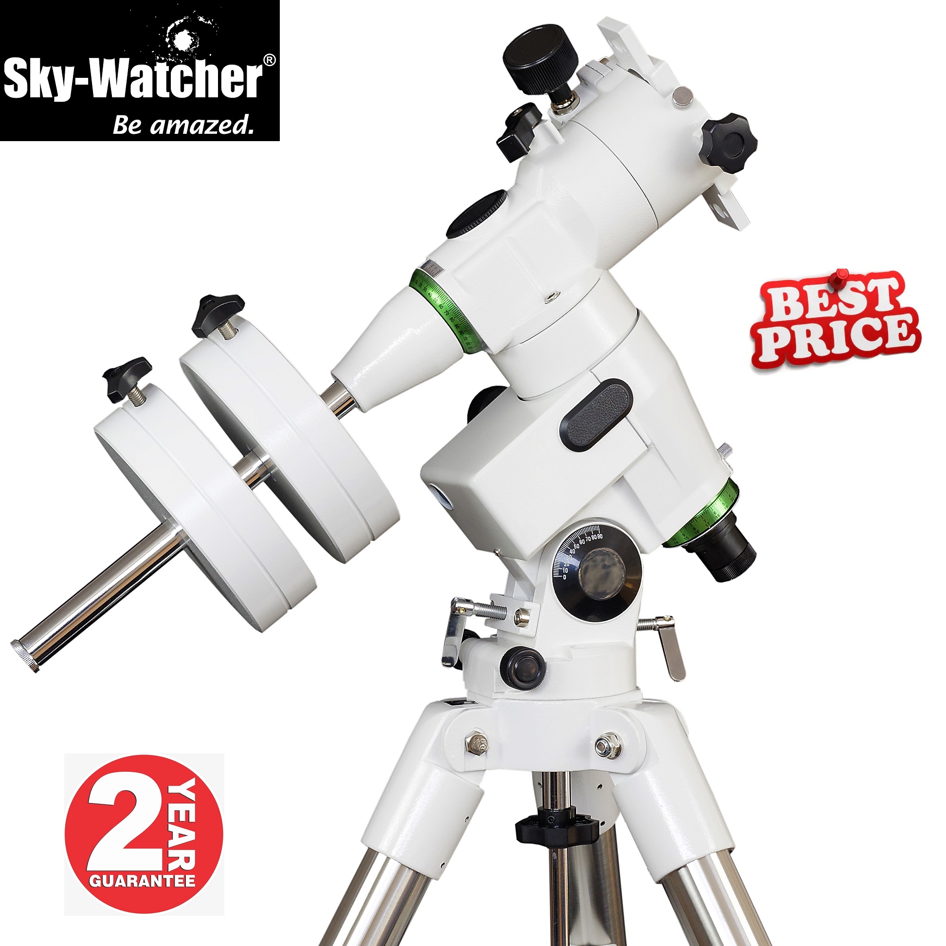 SkyWatcher EQ5 Deluxe Heavy-Duty Equatorial Mount With Tripod