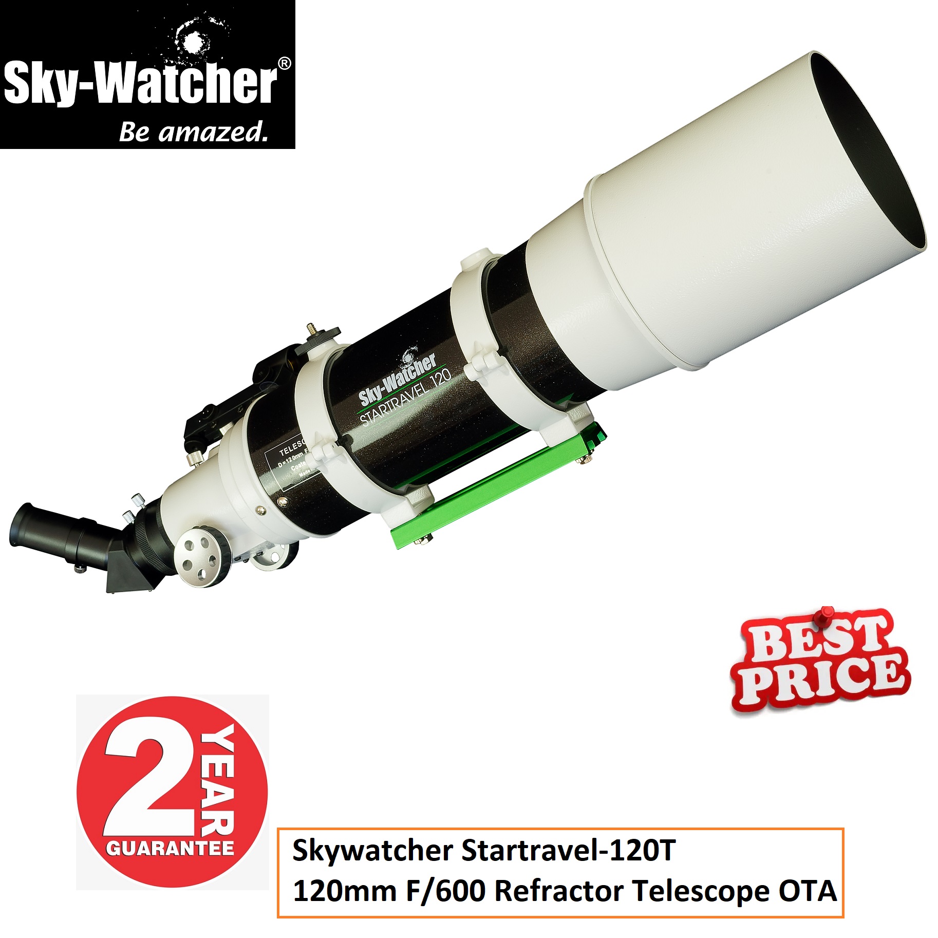 Skywatcher Startravel-120T 120mm F/600 Refractor Telescope OTA