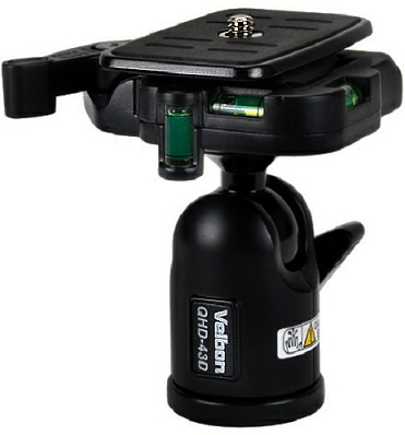 Velbon QHD-43D Ball And Socket Head With Quick Release Plate